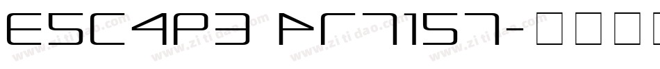 Escape Artist字体转换